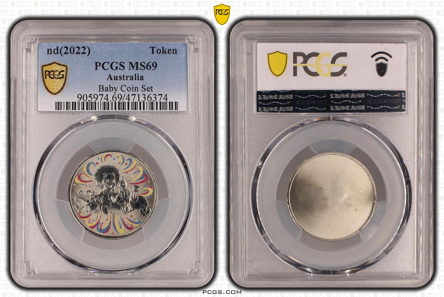 Baby Coin Set, Token, 2022, PCGS MS69