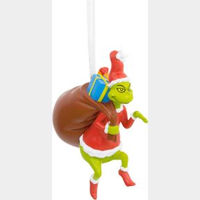 HALLMARK DR. SEUSS'S HOW THE GRINCH STOLE CHRISTMAS! GRINCH WITH SACK OF GIFTS CHRISTMAS ORNAMENT