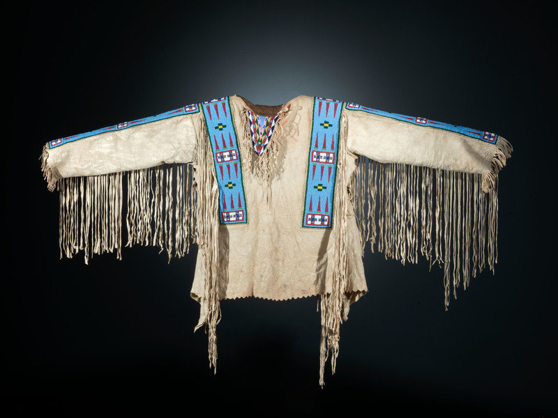 Assiniboine Beaded Hide Shirt