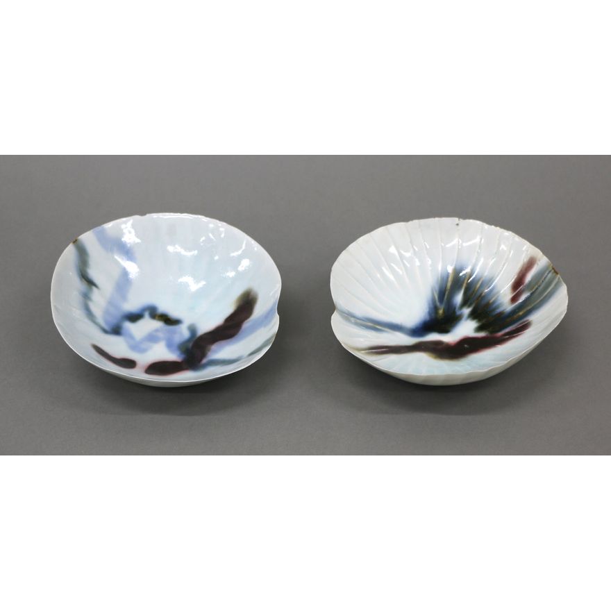 David Brokenshire - Pair of ‘Winter Trails’ bowls