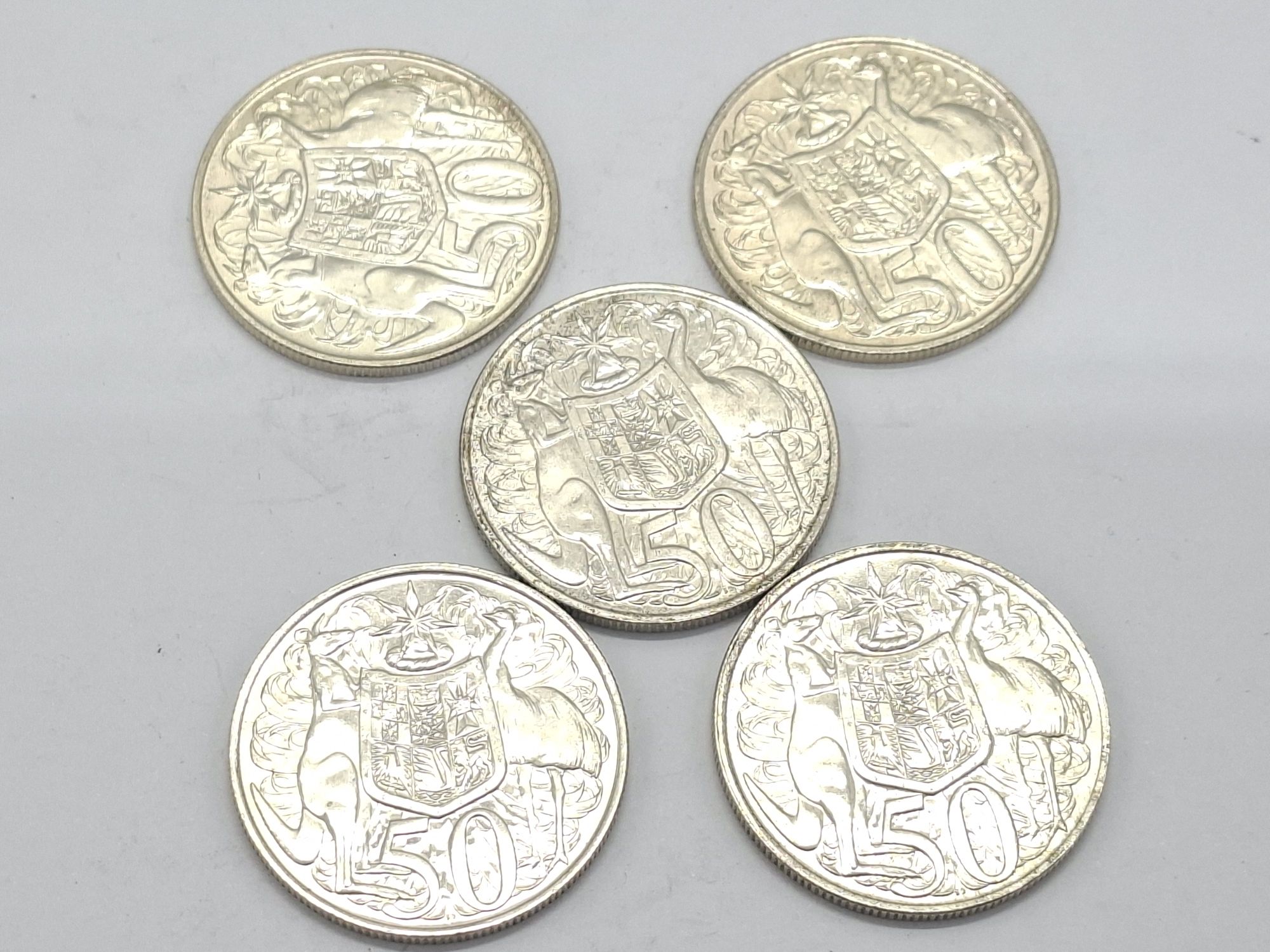 1966 Australian 50c Coins