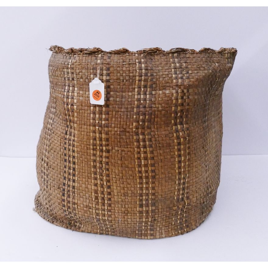 Large NW Coast Cedar Bark Basket- 14x16''