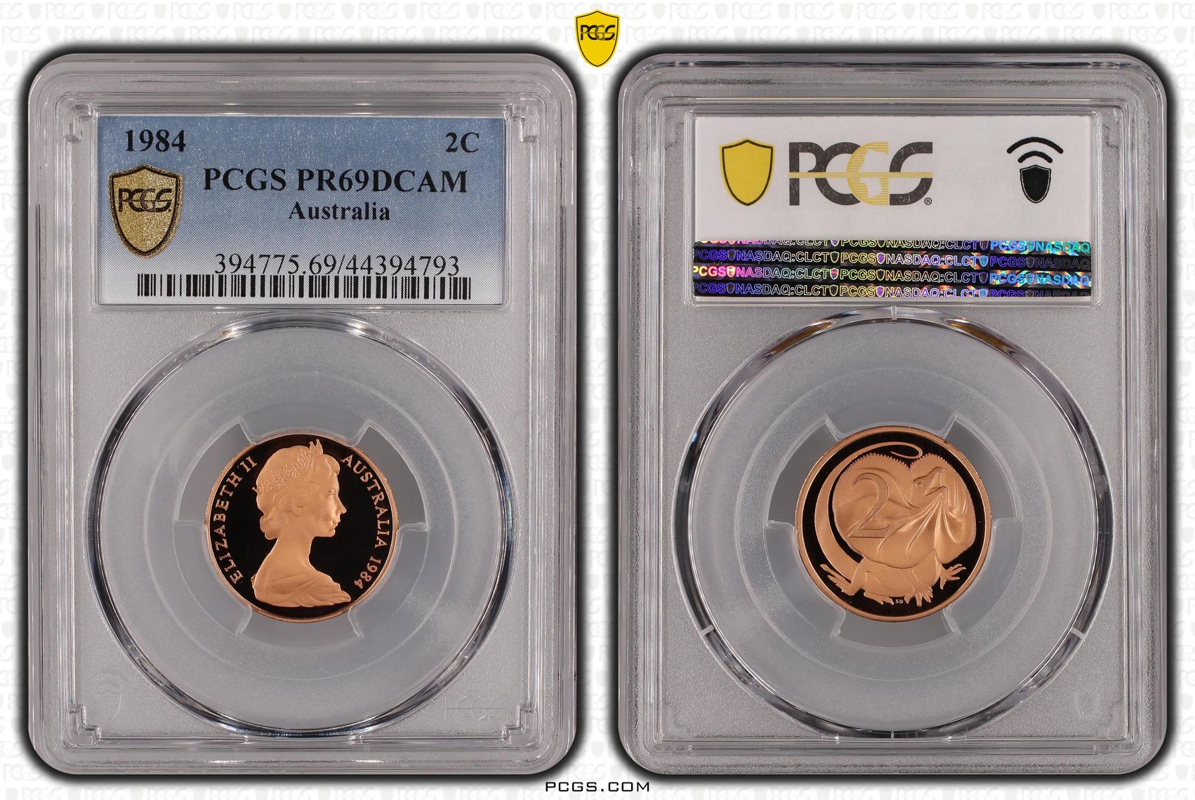 , Two Cent, 1984, Pcgs Pr69dcam