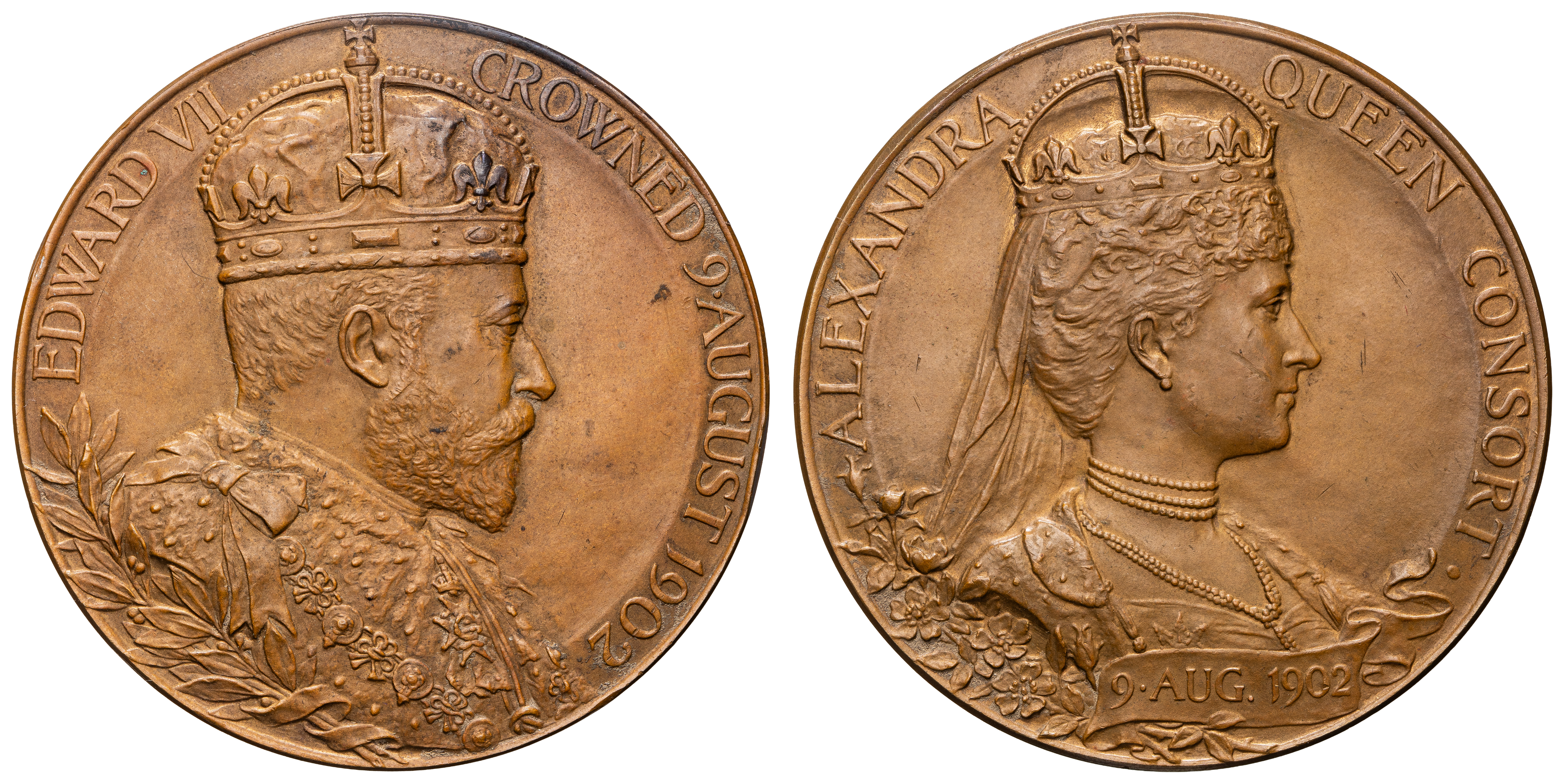 Edward VII, Coronation Medal, 1902, EF
