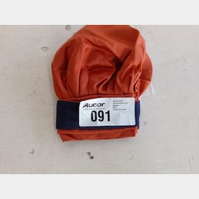 SILK SATIN BONNET - (MEDIUM) - ORANGE - WOMEN -