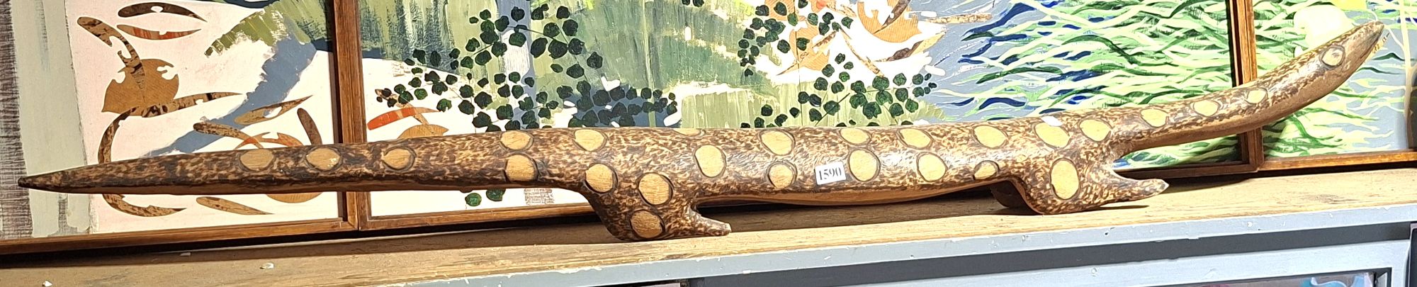 Indigenous Carved Goanna