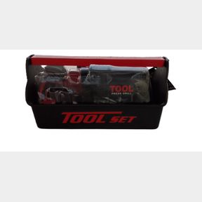 Mu Bear Co - Tool Set Toy in Carrycase - 22 Pieces with Pushbutton Drill