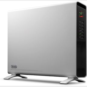 DE'LONGHI CONVECTOR PANEL HEATER, FULL ROOM QUIET 1500W, FREESTANDING / EASY INSTALL WALL MOUNT, LED DIGITAL DISPLAY, ADJUSTABLE T