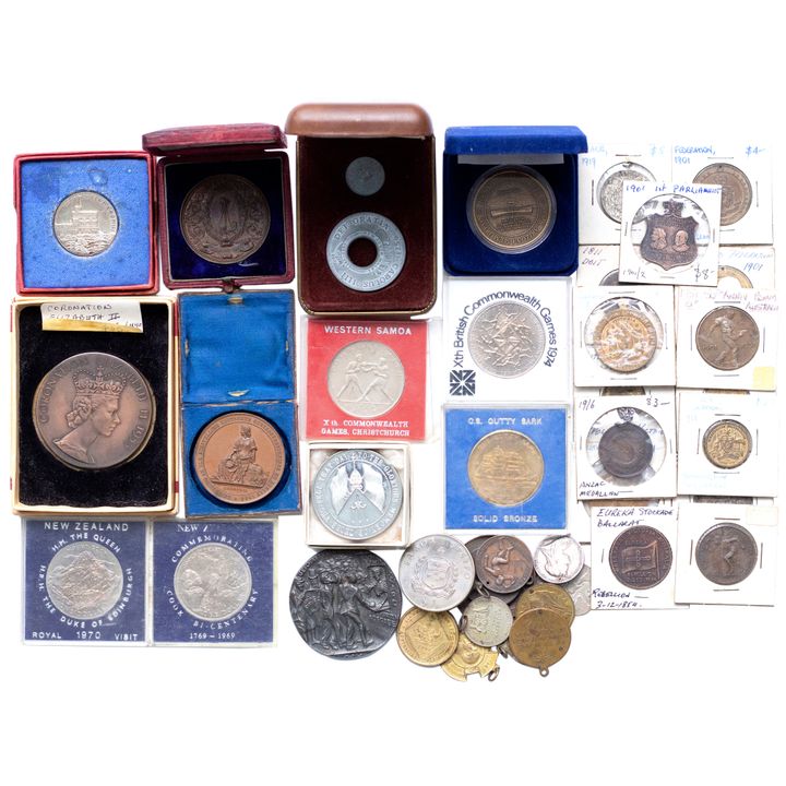 World, Medals, 1844 - 1990, VF - CHU