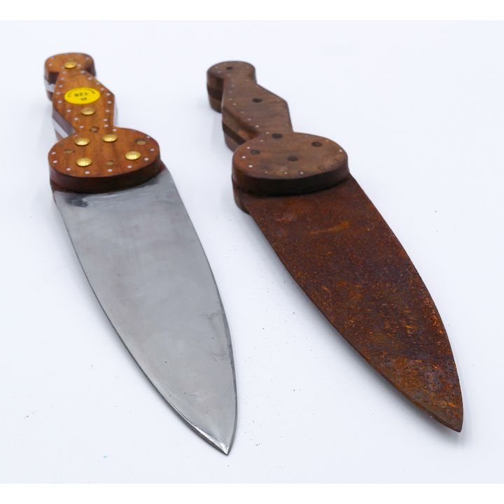 2pc Old Plains Indian Dag Knives