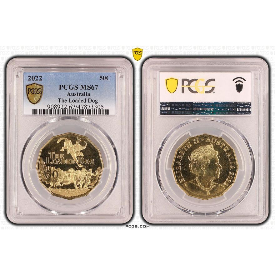 The Loaded Dog, Fifty Cent, 2022, PCGS MS 67