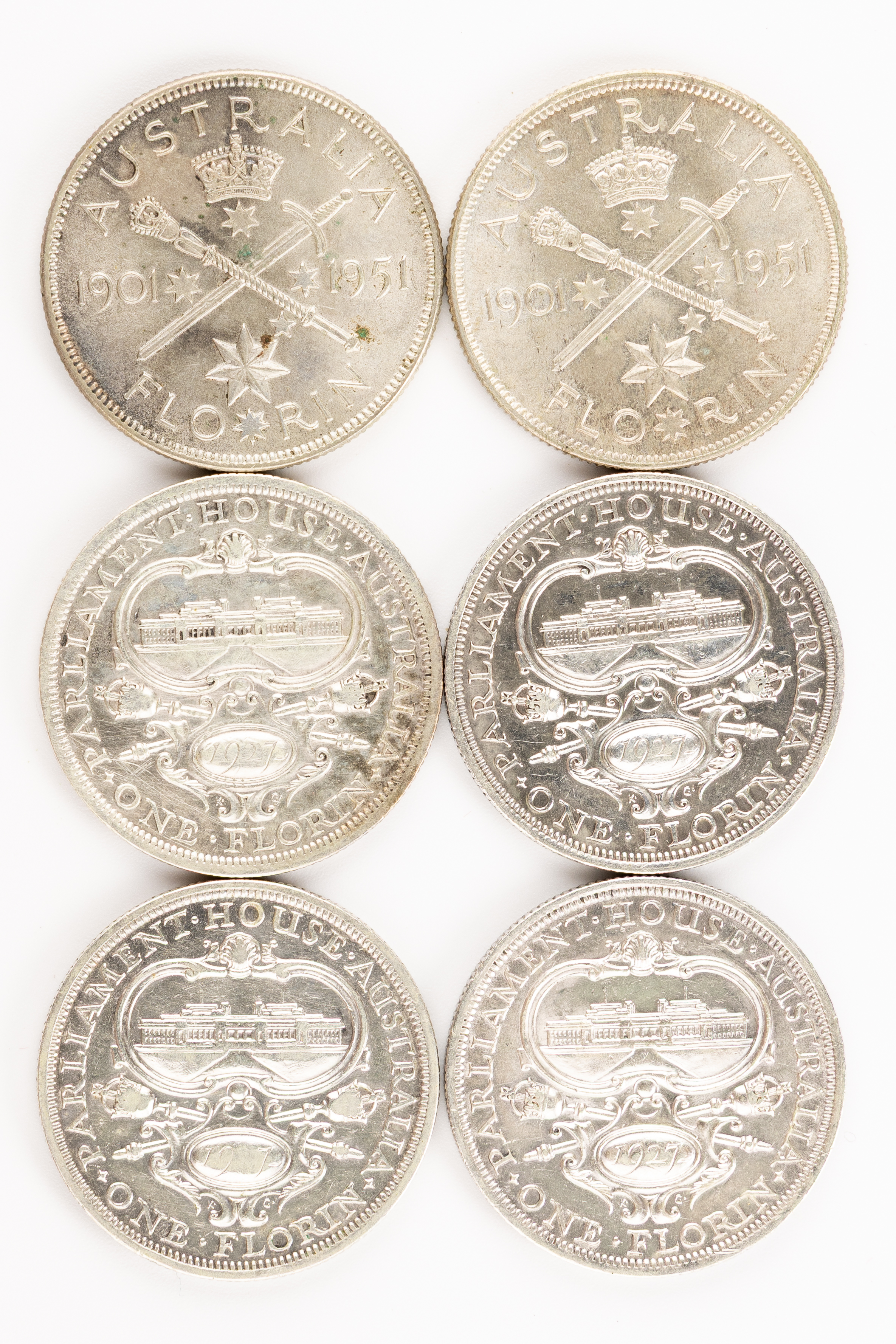 George V - George VI, Canberra & Federation Jubilee, Florin, 1927 - 1951, F - UNC