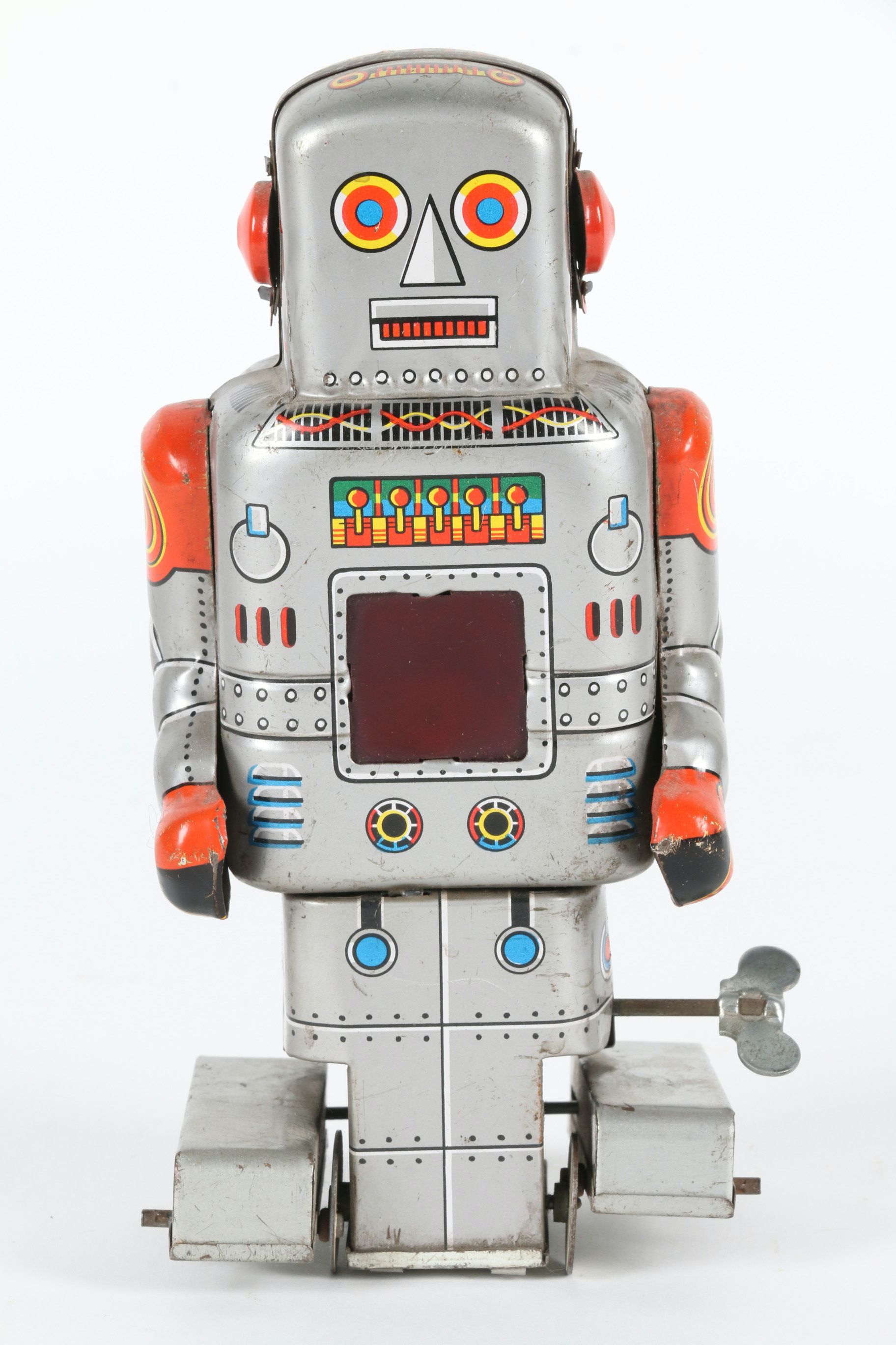 Yonewa, Japan Tin Litho Toy Robot | Miller & Miller Auctions Ltd