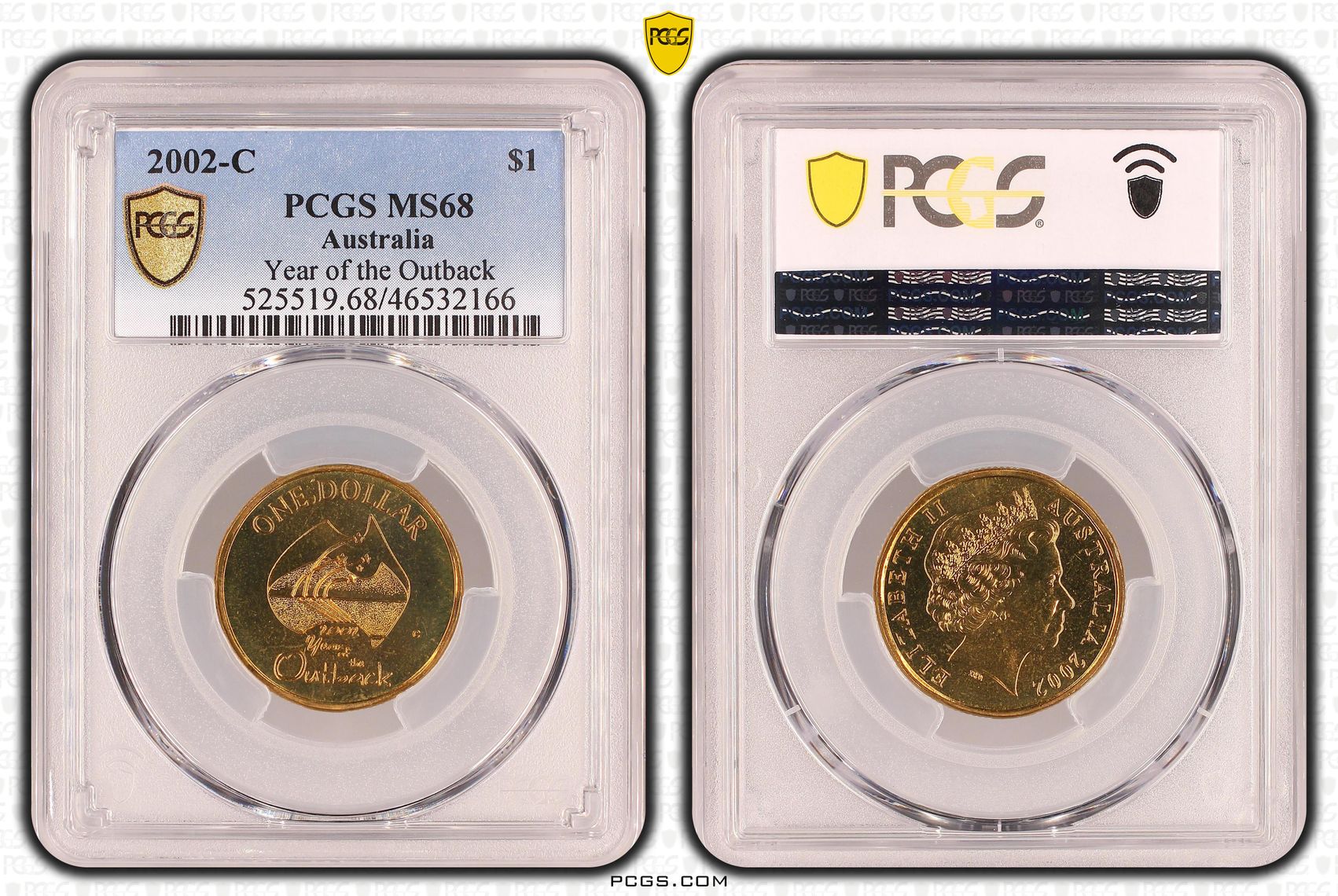 Year of the Outback, POP 8/0, One Dollar, 2002-C, PCGS MS68