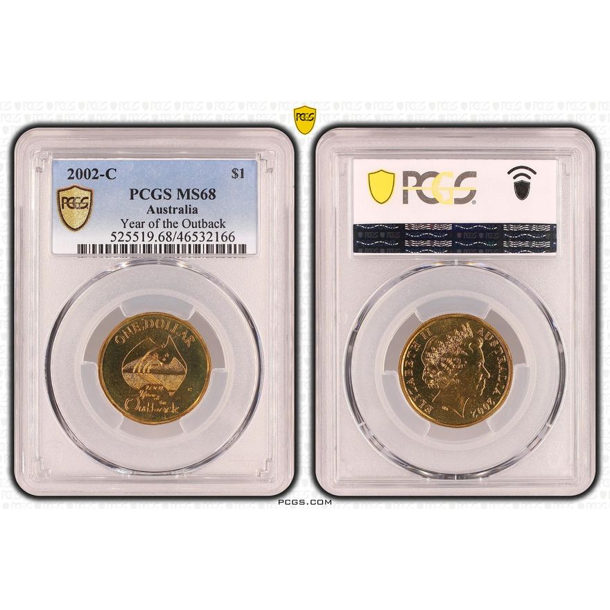 Year of the Outback, POP 8/0, One Dollar, 2002-C, PCGS MS68