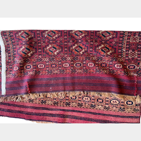Persian Square Turkoman wall hanging rug - 50698/262