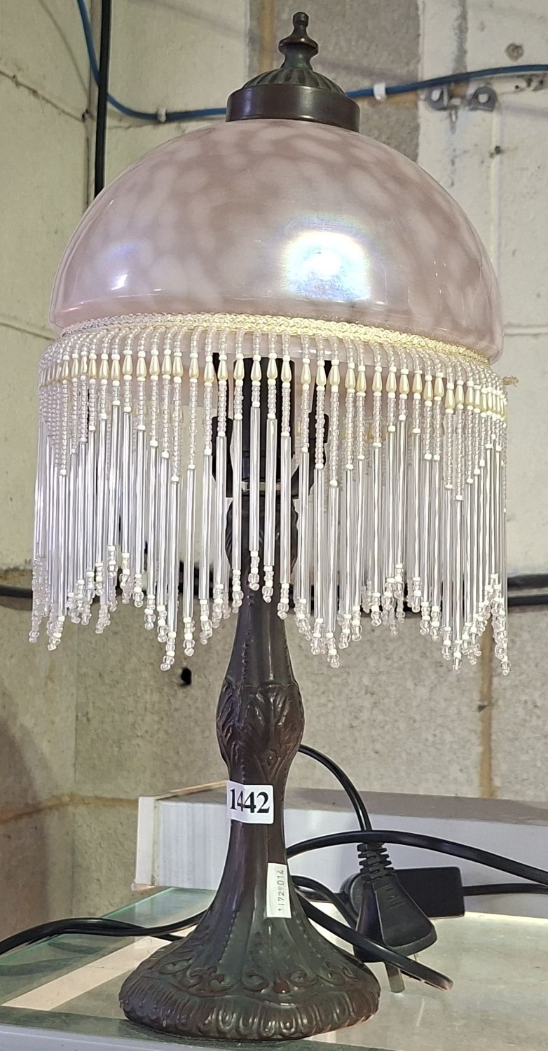 Victorian Style Bronze Table Lamp