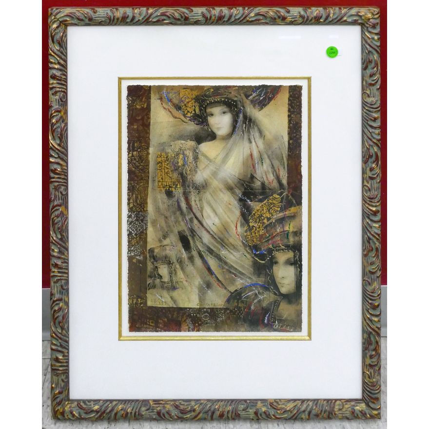 Csaba Markus ''Corinthian III'' S/N Serigraph Framed 26''x21''