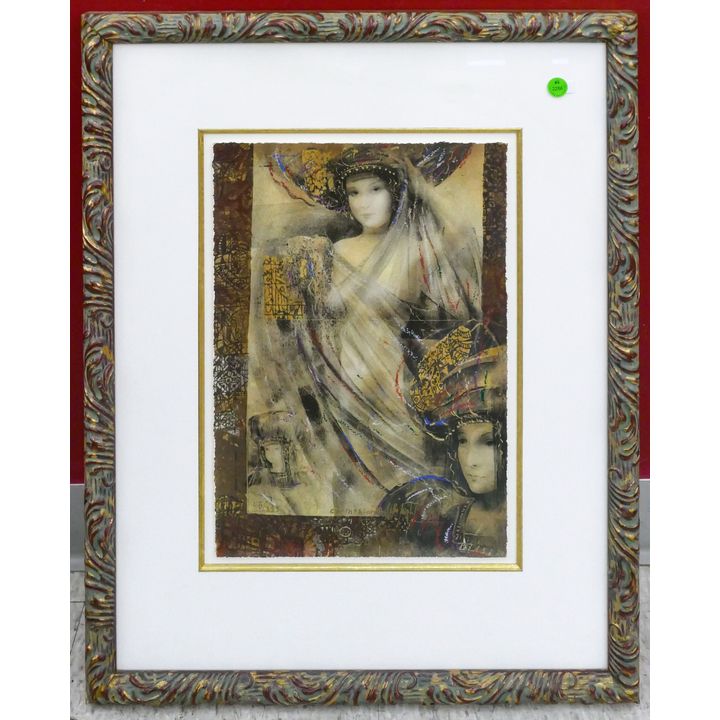 Csaba Markus ''Corinthian III'' S/N Serigraph Framed 26''x21''