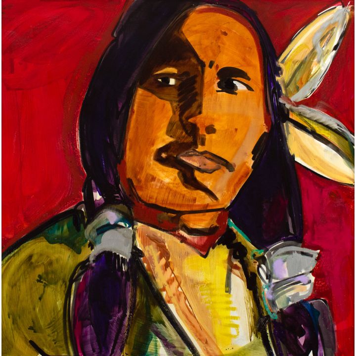Carrie Fell (1962-) Grace in Stone (Chief Two Fingers)