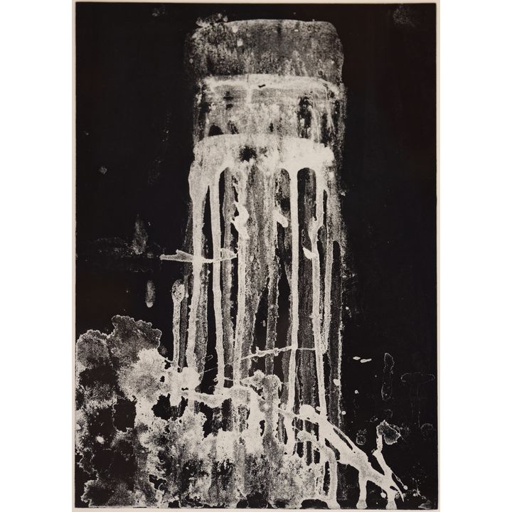 Pat Steir ''Small Vertical Falls'' 1991 Aquatint