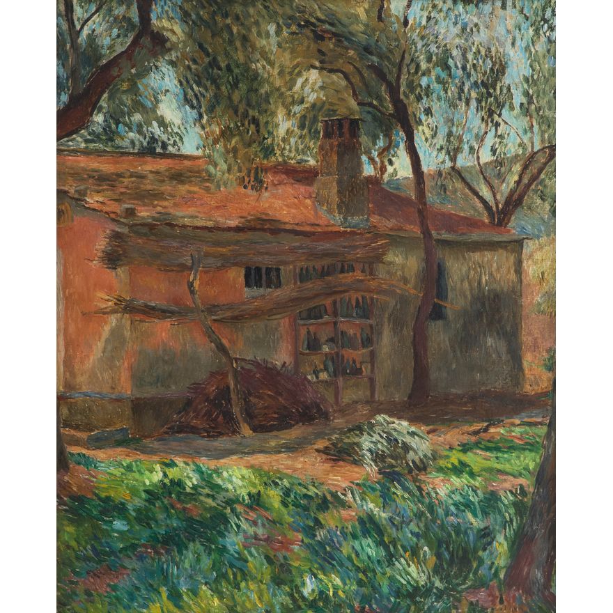 Józef Czapski | Suszarnia w ogrodzie, ok. 1930 r.