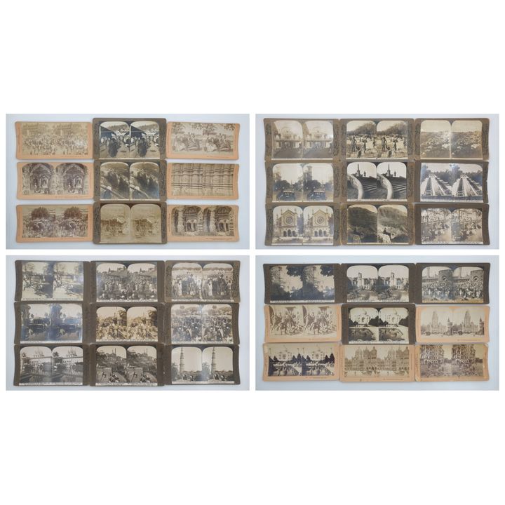Stereograph Cards - India (x36)