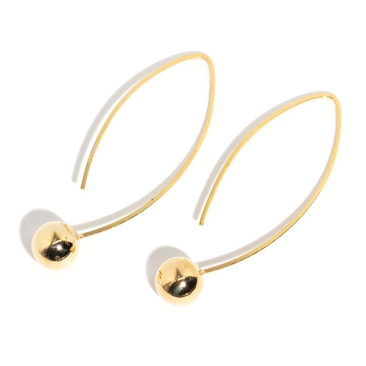 9 Carat Gold Drop Earrings