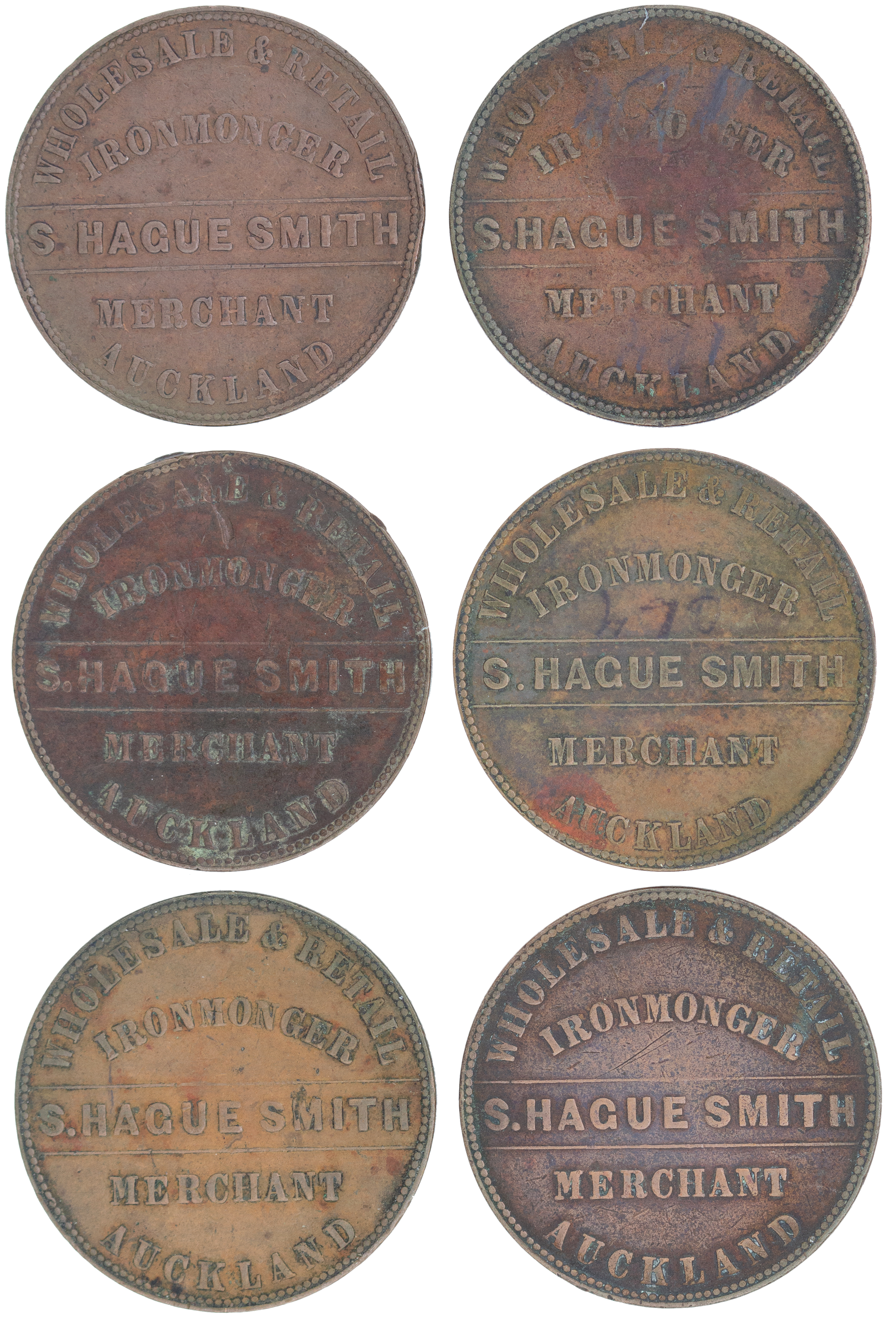New Zealand, Auckland, Penny, ND, Fine - VF
