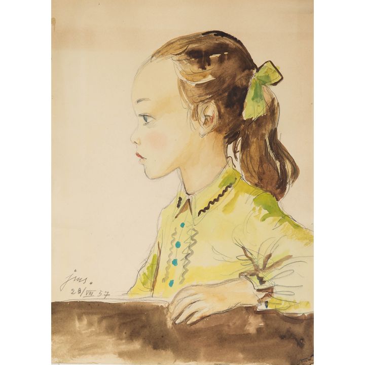 Jan Marcin Szancer | Portret Moniki, 1957 r.