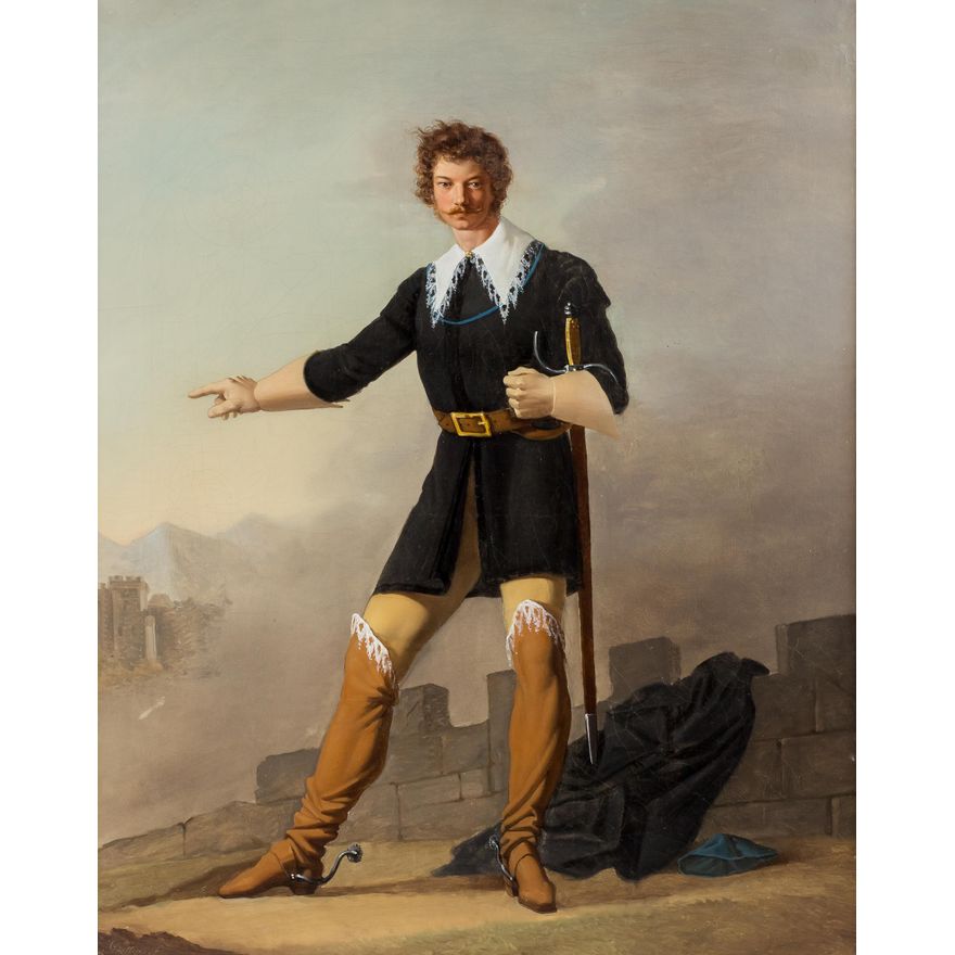 Artur Grottger | Portret mężczyzny (Stanisław Tarnowski ?)