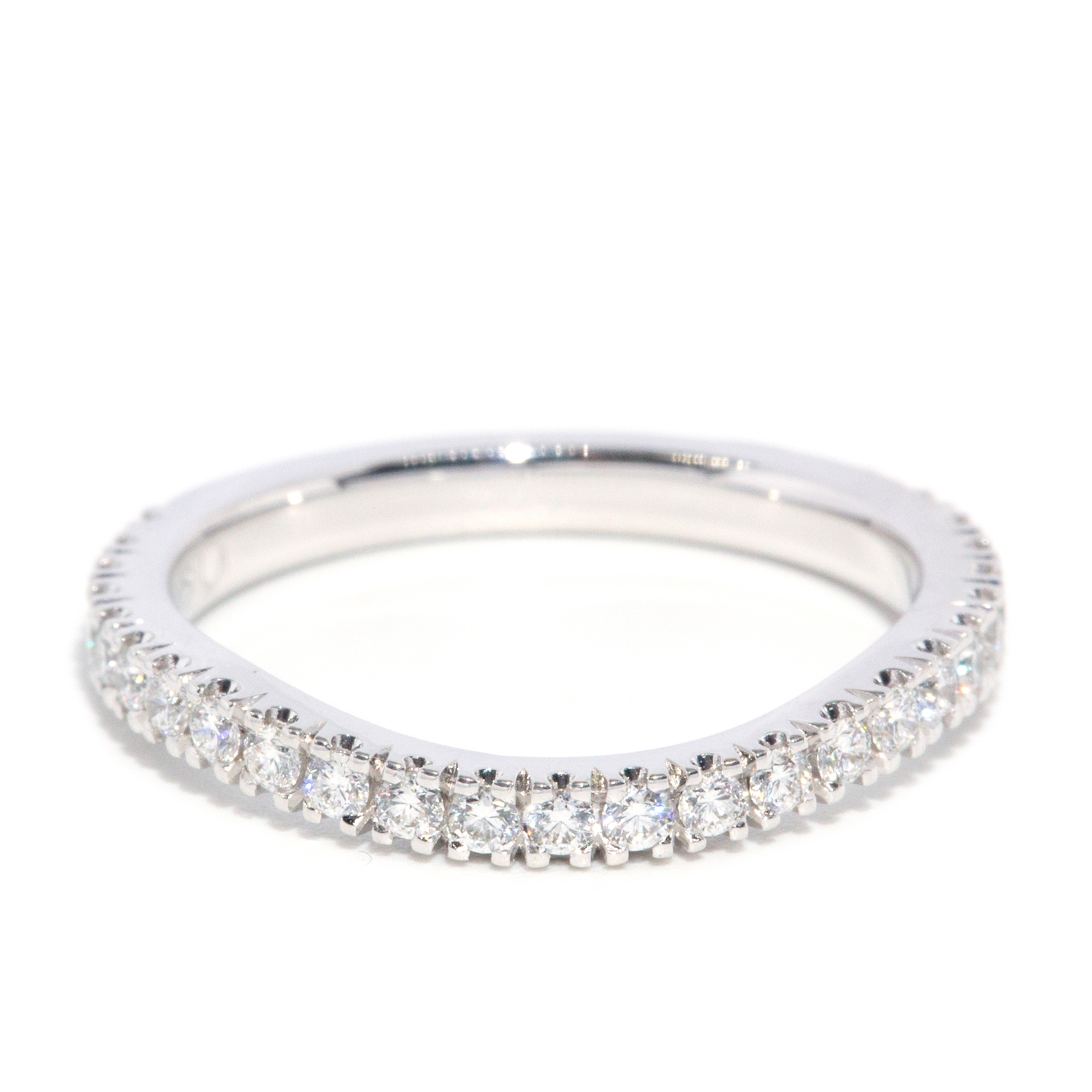 0.38 Carat 18ct White Gold Eternity Ring