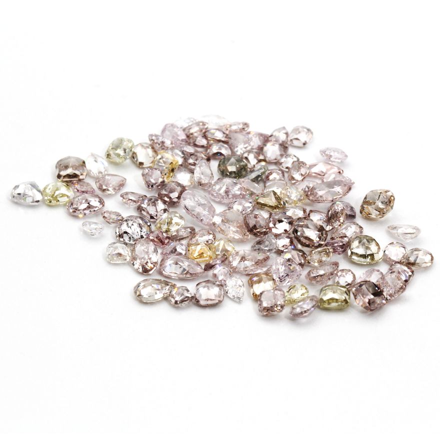 13.25ct Fancy Coloured Including Pink Diamond Parcel