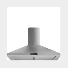Smeg-Extractor Hood 60cm Chimney Shape 3 Speed 588m3h 42db S/Steel - 60cm Stainless Steel Extractor Hood -51728/469 B2 (S1)