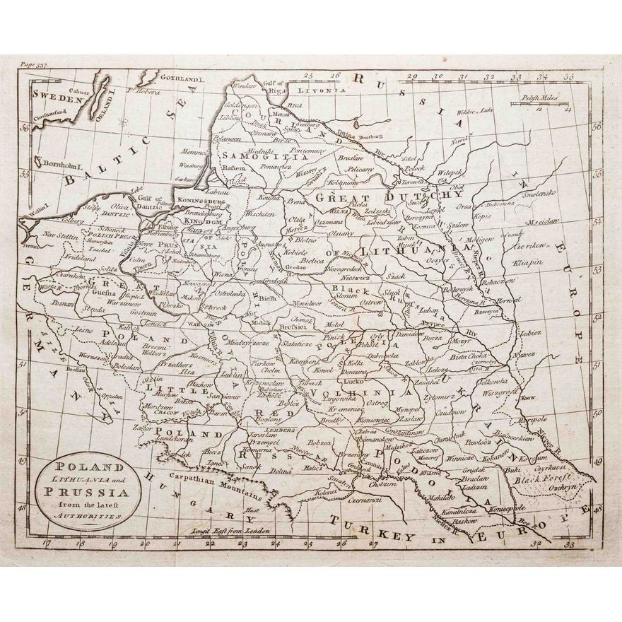 William Guthry, Thomas Kitchin | Poland Lithuania and Prussia from the latest authorities