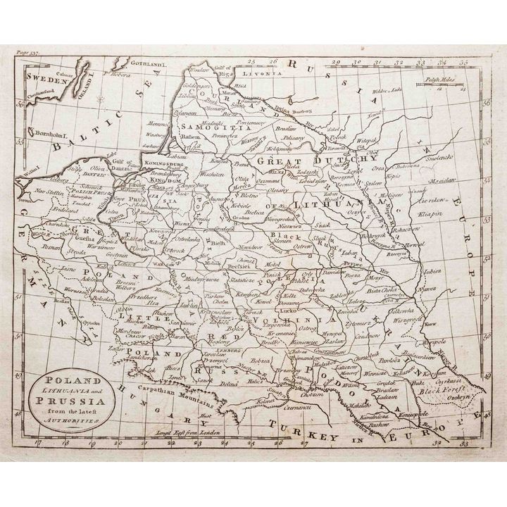William Guthry, Thomas Kitchin | Poland Lithuania and Prussia from the latest authorities