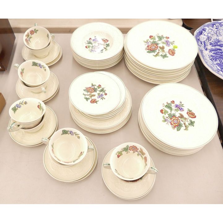 48pc Wedgwood 'Tapestry' Pattern Dinner Service