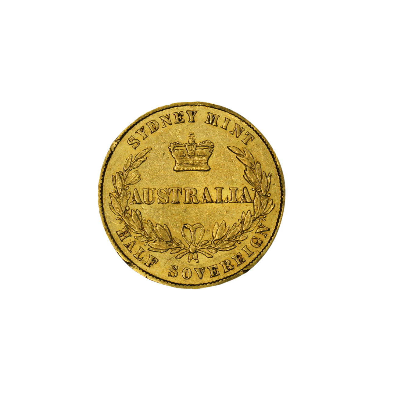 1165. · Victoria, Half Sovereign, 1864, VF