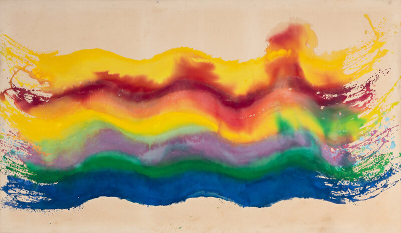 Pat Lipsky
(American, b. 1941)
Sunburst, 1969