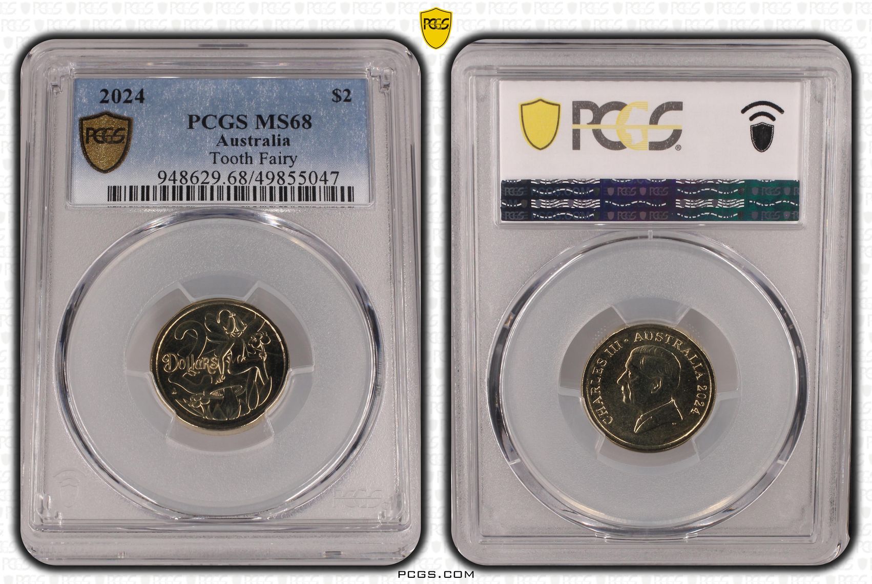 Tooth Fairy , Two Dollar, 2024, PCGS MS68
