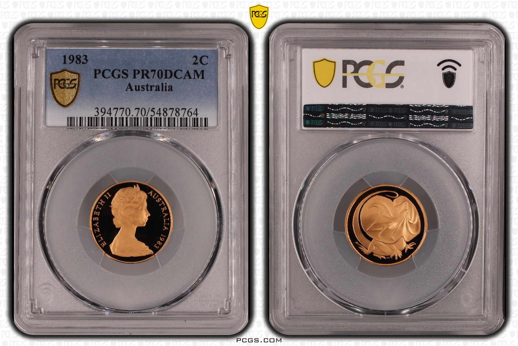 Two Cent, 1983, Pcgs Pr70dcam