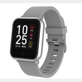 VOLKANO SMART WATCH FOR FITNESS WITH HEART RATE MONITOR - SILVER SERENE