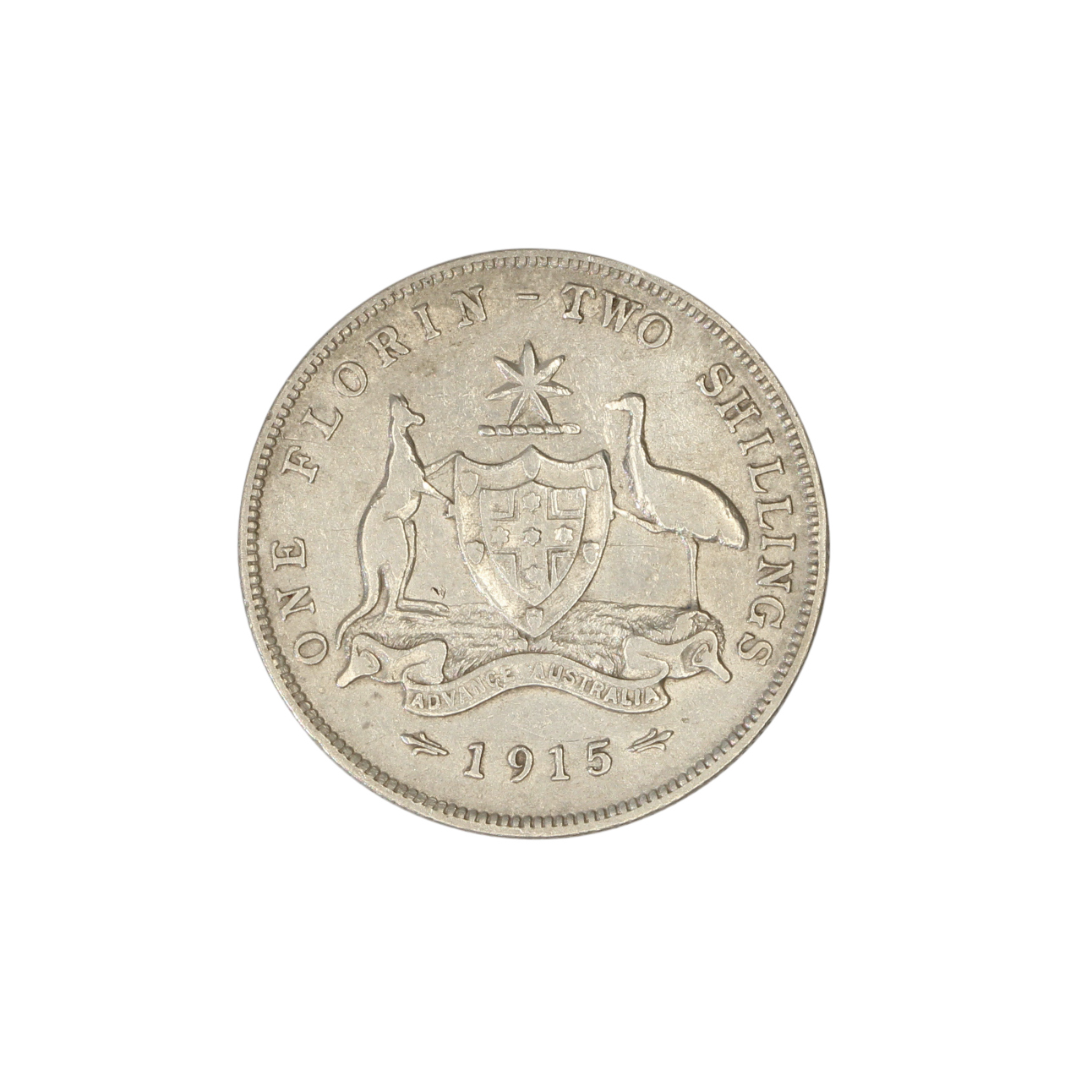 1029. · George V, Florin, 1915, nVF