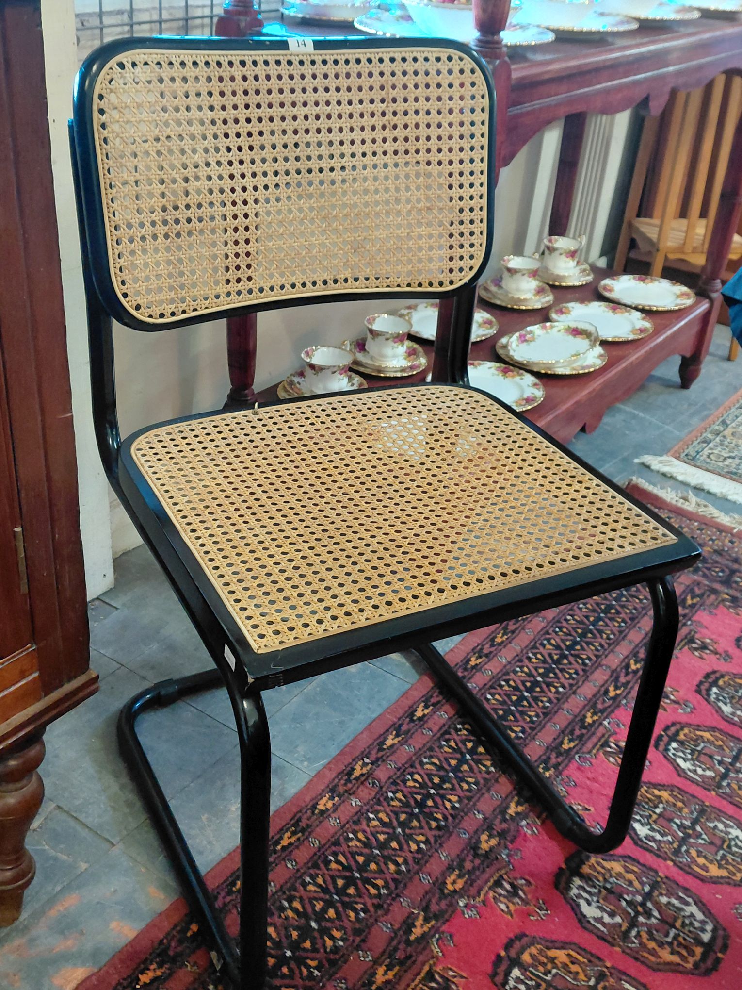 MODERNIST RATTAN CHAIR