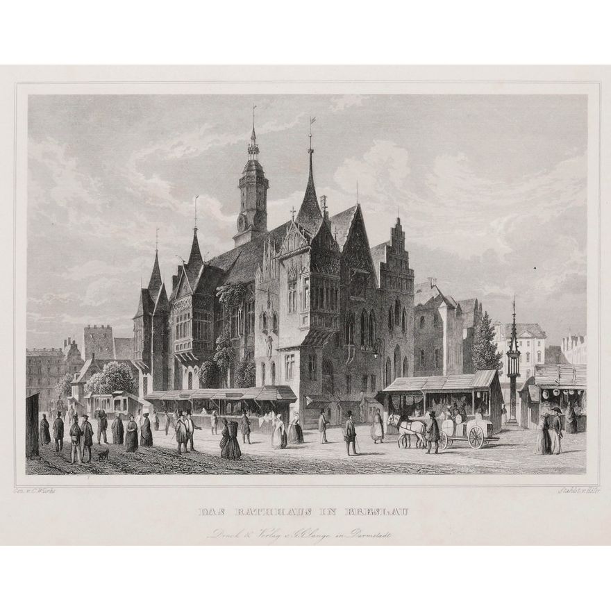 Emil Höfer | Das Rathaus in Breslau