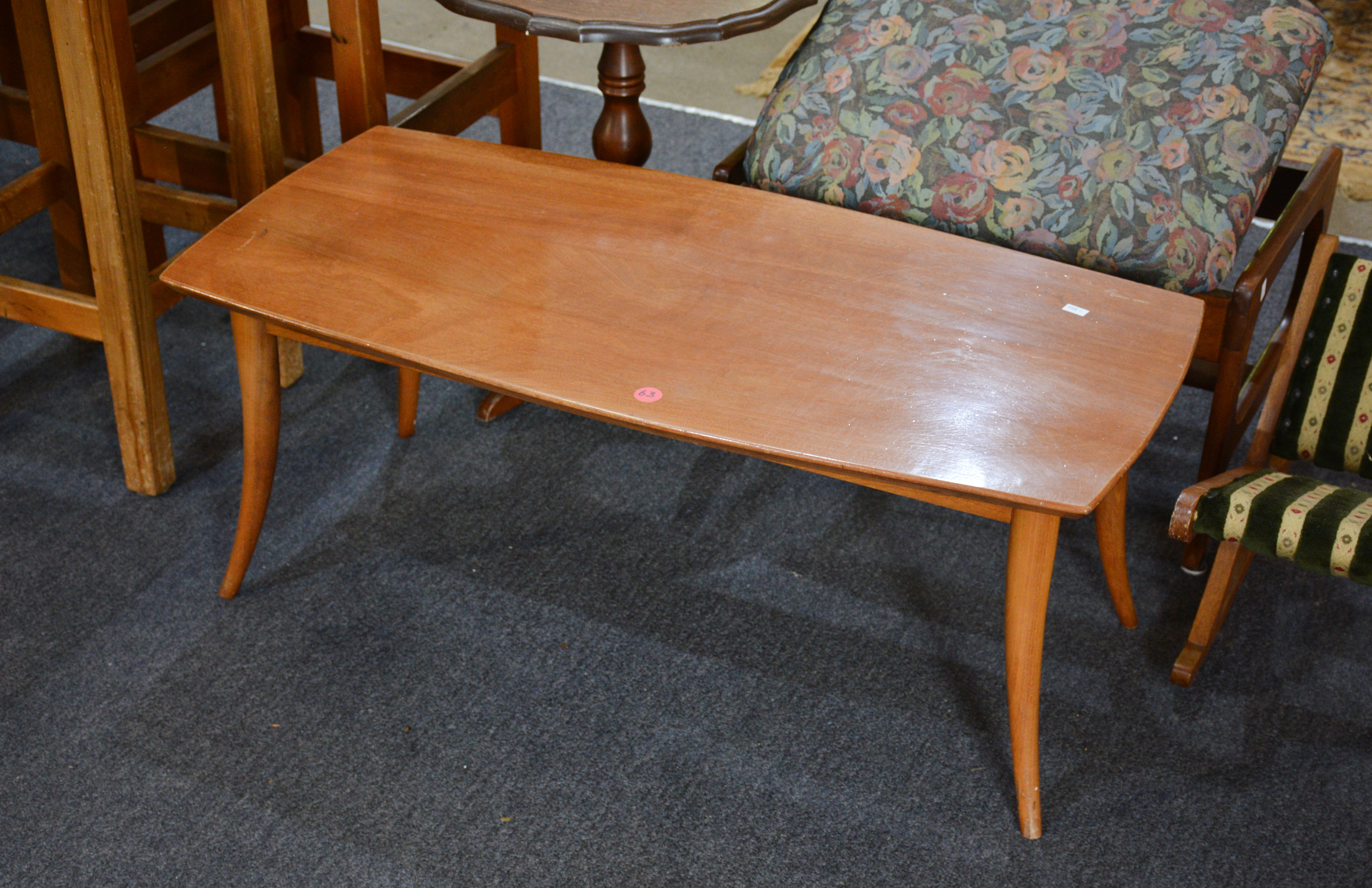 Mid Century Wooden Coffee Table — NZ auction result