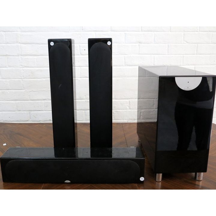 MONITOR AUDIO SUB WOOFER AND SPEAKERS