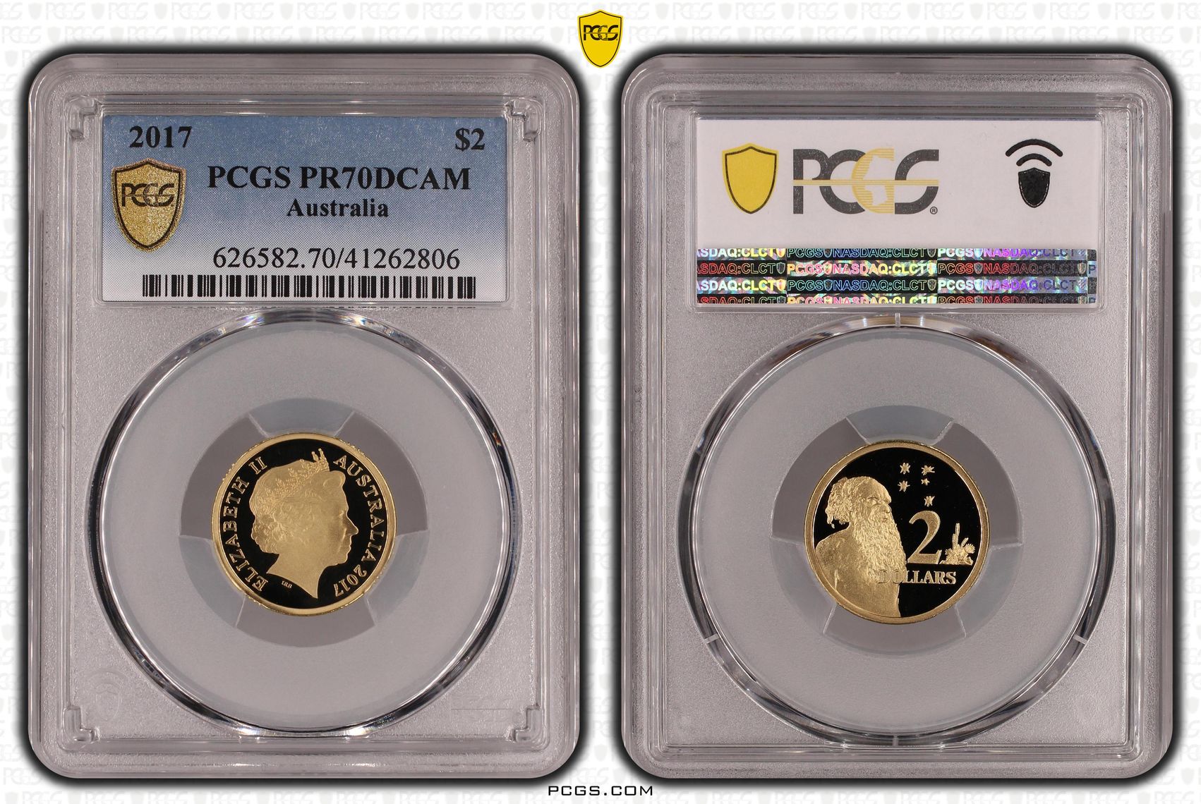 Elizabeth II, Two Dollar, 2017, PR70DCAM