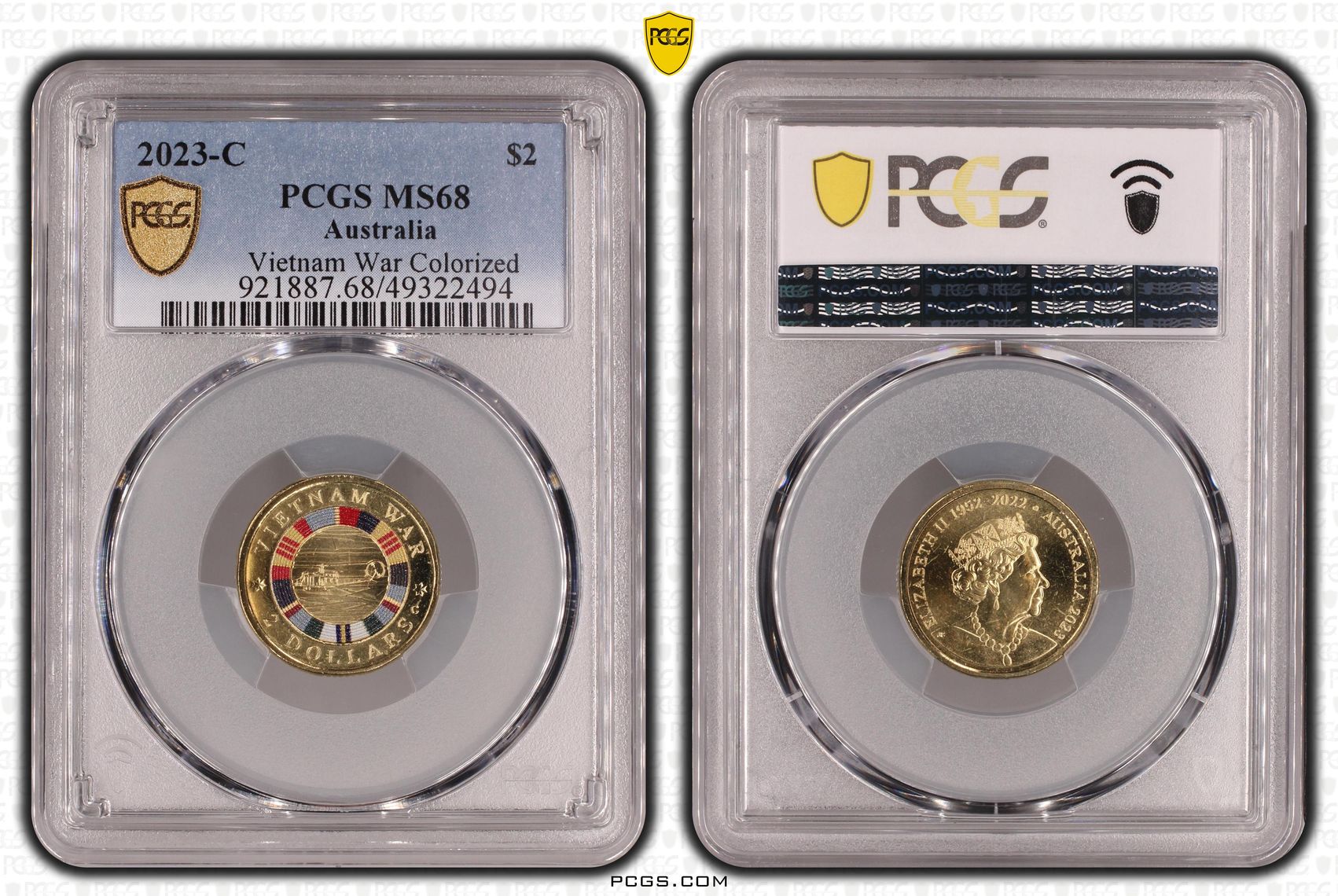 Vietnam War Colorized, Two Dollar, 2023-C, PCGS MS68