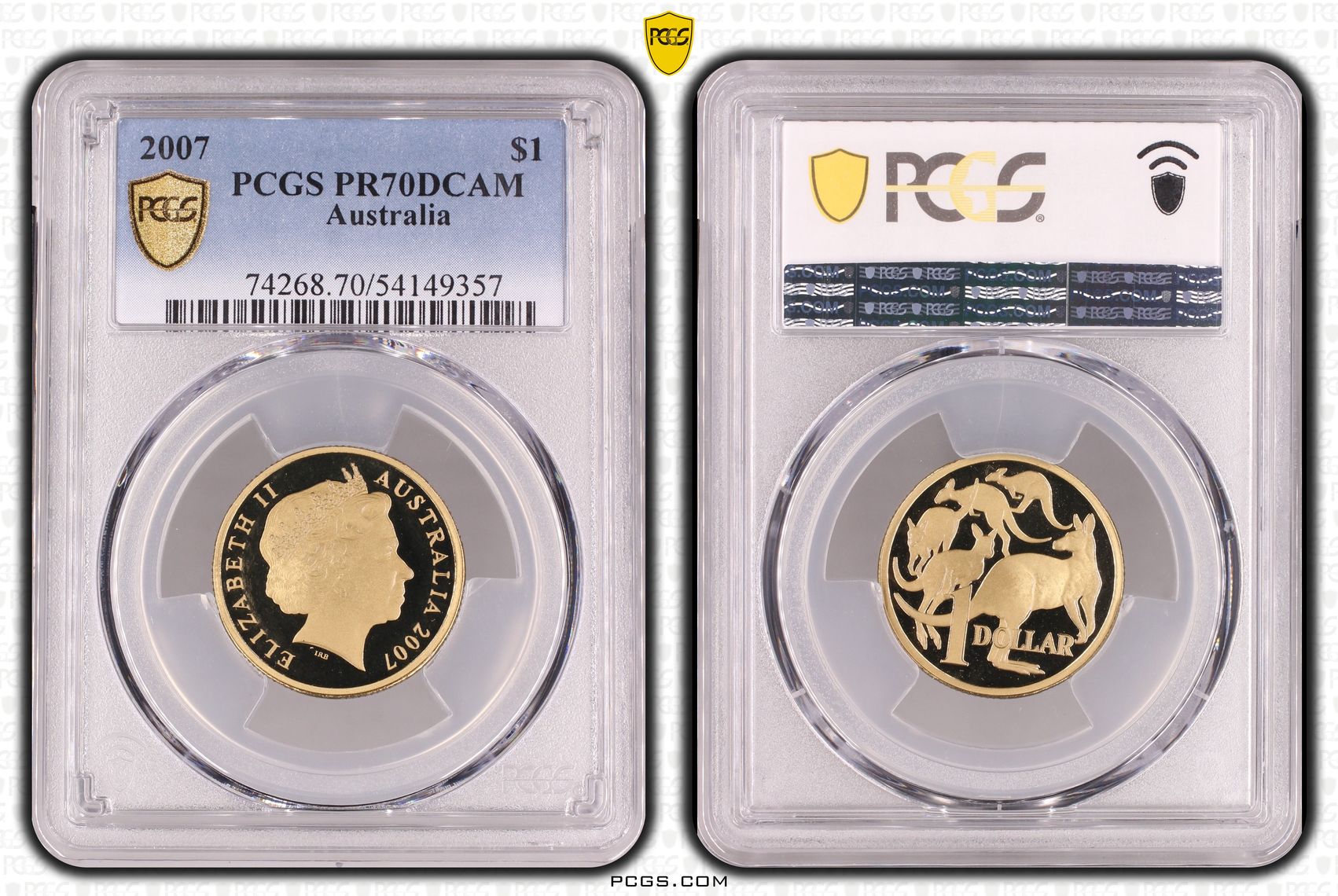 POP 8/0, One Dollar, 2007, PCGS PR70DCAM